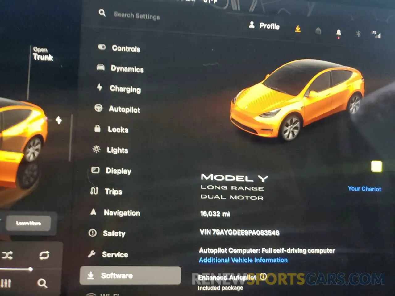 9 Photograph of a damaged car 7SAYGDEE9PA083546 TESLA MODEL Y 2023