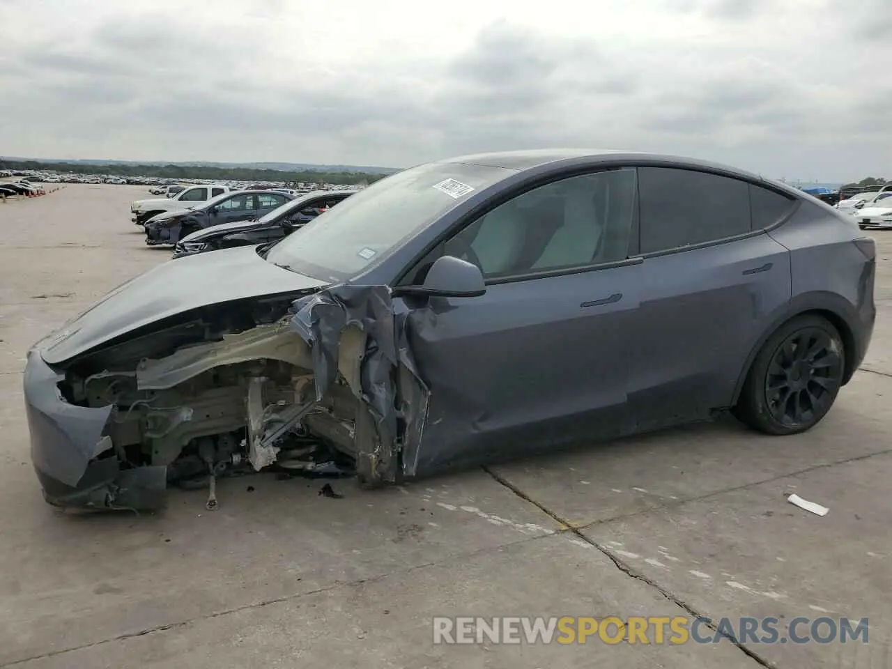 1 Photograph of a damaged car 7SAYGDEE9PA101155 TESLA MODEL Y 2023