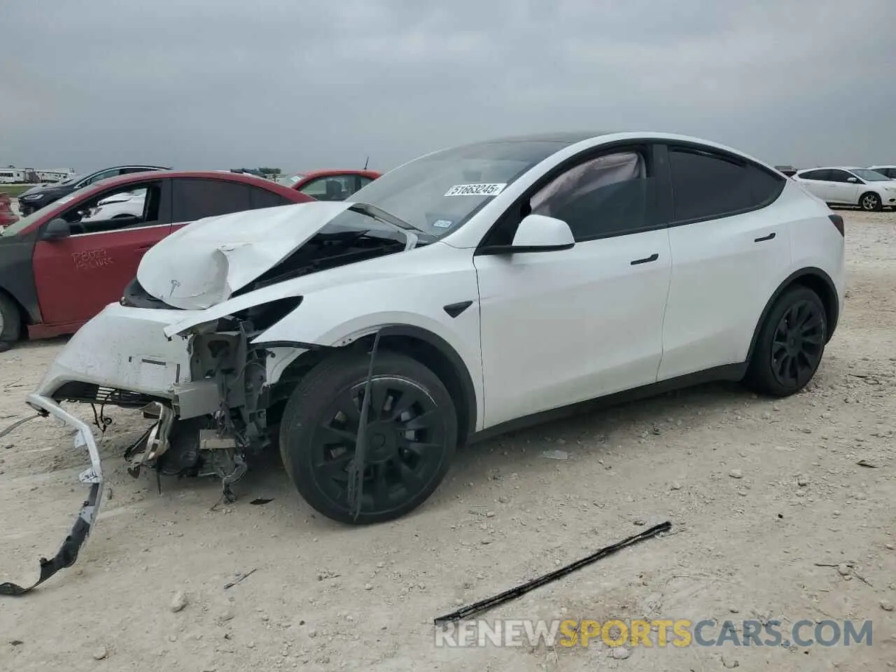 1 Photograph of a damaged car 7SAYGDEE9PA109160 TESLA MODEL Y 2023