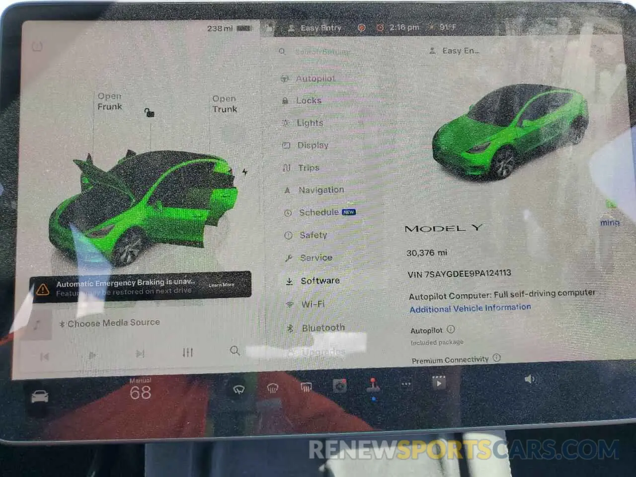 9 Photograph of a damaged car 7SAYGDEE9PA124113 TESLA MODEL Y 2023