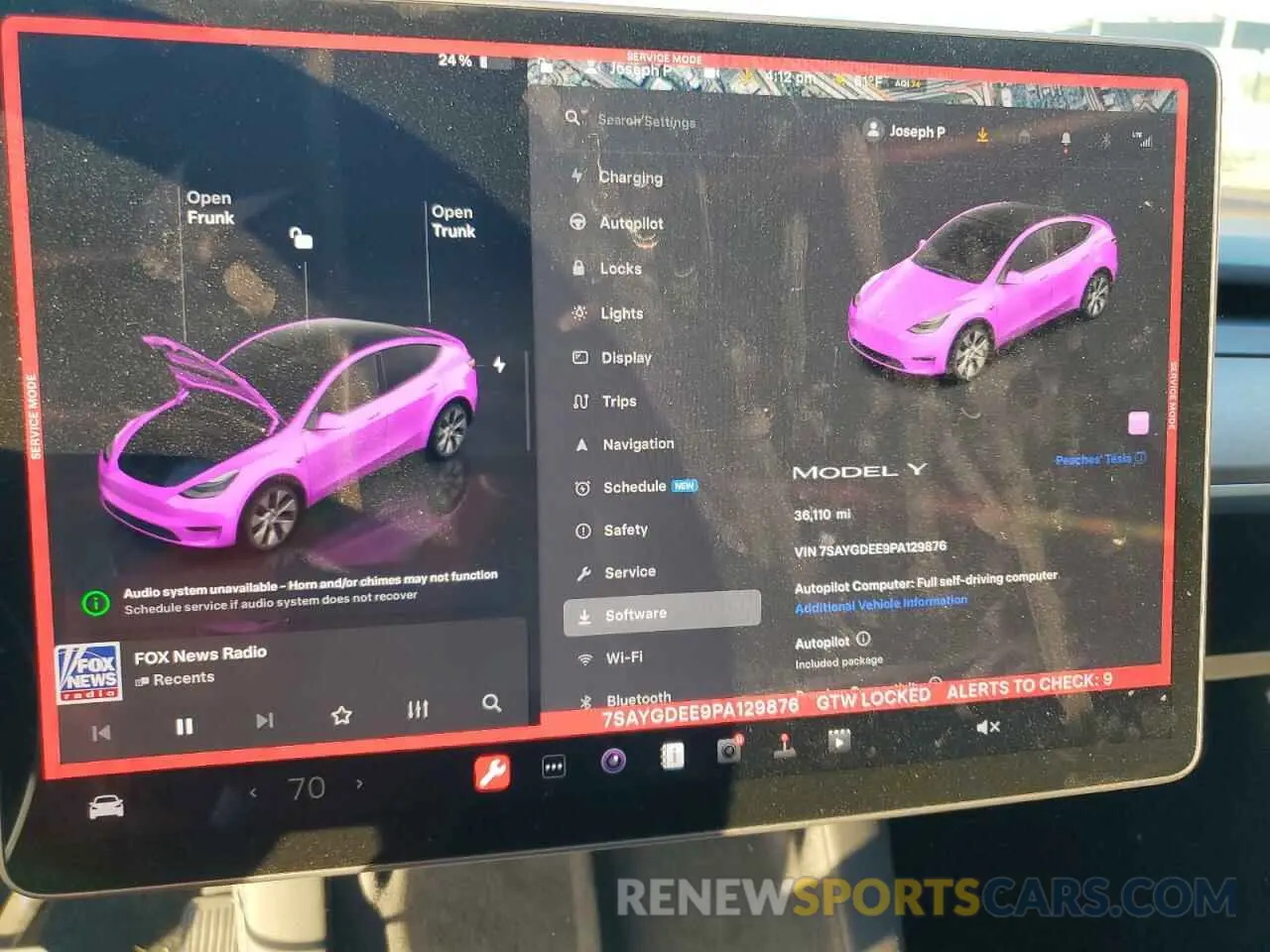 9 Photograph of a damaged car 7SAYGDEE9PA129876 TESLA MODEL Y 2023