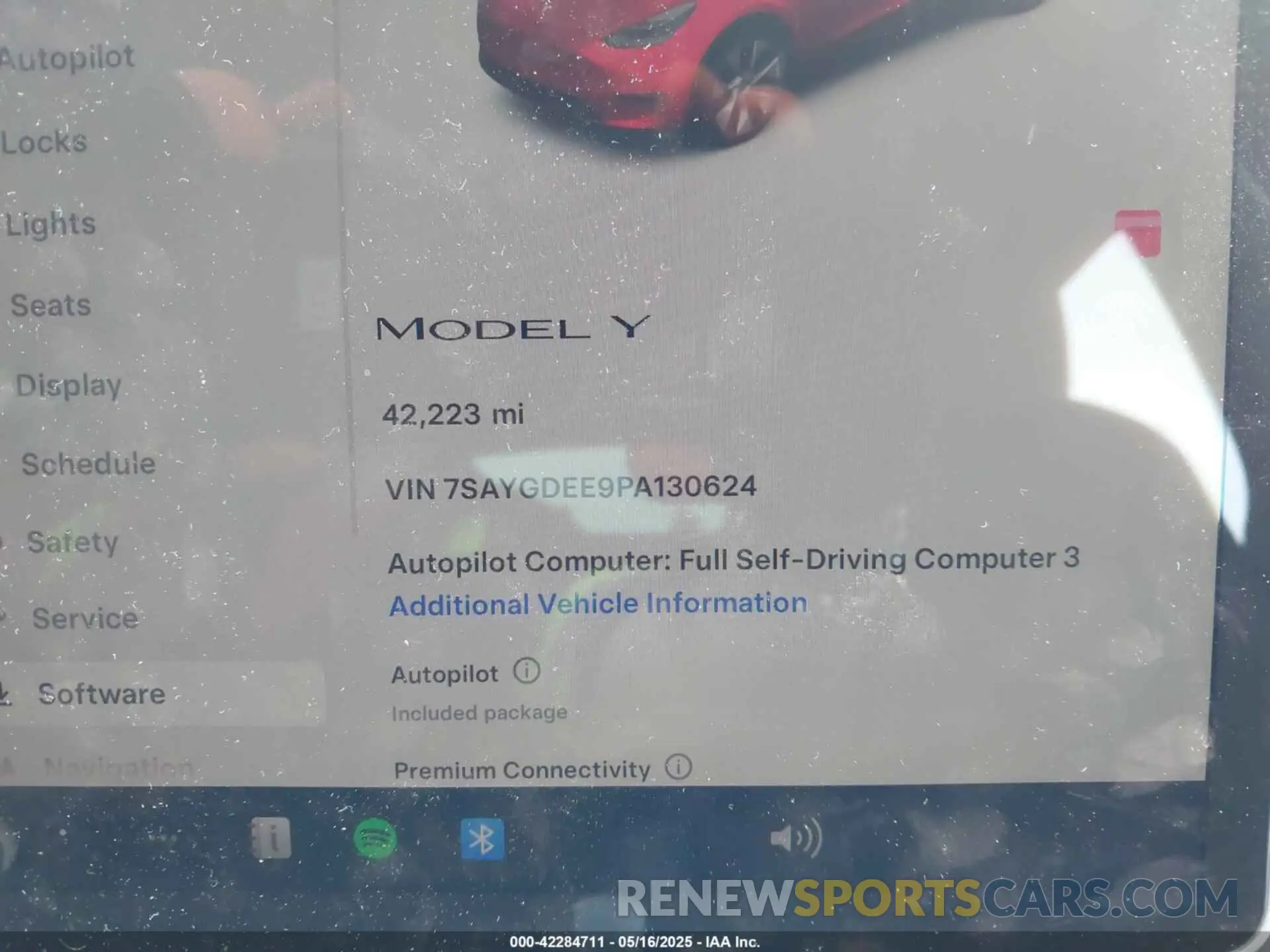 7 Photograph of a damaged car 7SAYGDEE9PA130624 TESLA MODEL Y 2023
