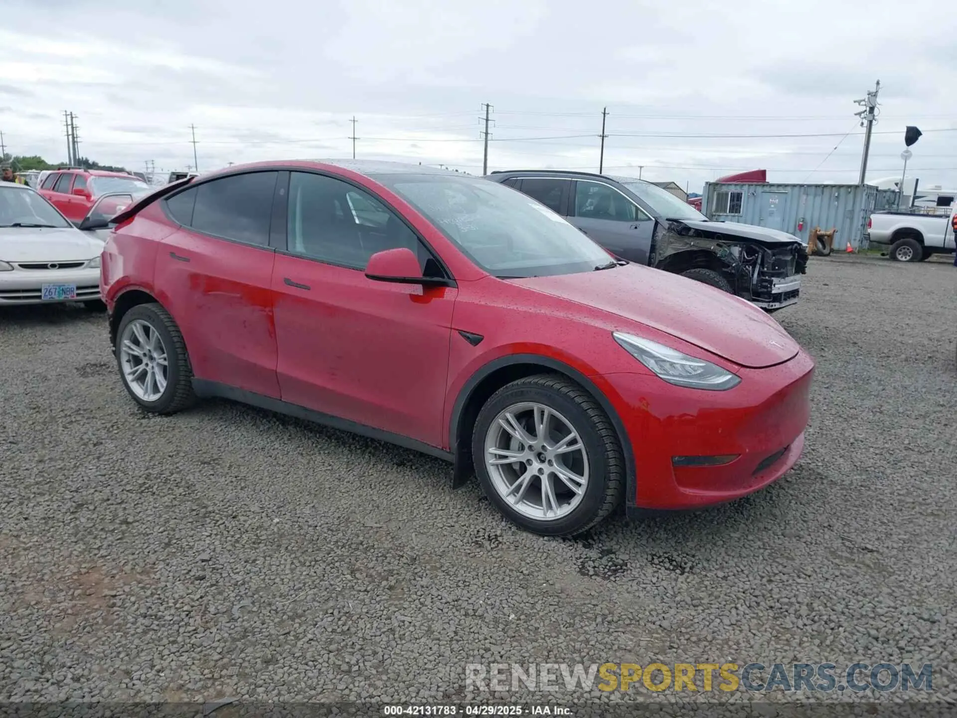 1 Photograph of a damaged car 7SAYGDEE9PA145947 TESLA MODEL Y 2023