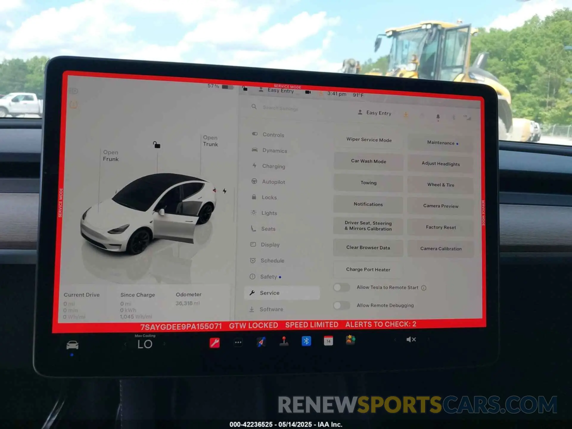 7 Photograph of a damaged car 7SAYGDEE9PA155071 TESLA MODEL Y 2023