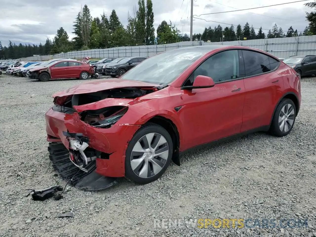 1 Photograph of a damaged car 7SAYGDEE9PA159590 TESLA MODEL Y 2023