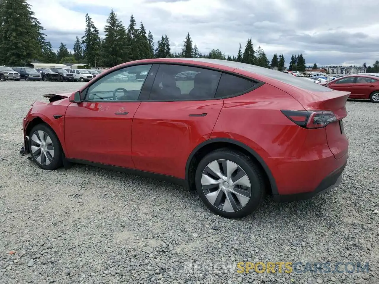 2 Photograph of a damaged car 7SAYGDEE9PA159590 TESLA MODEL Y 2023