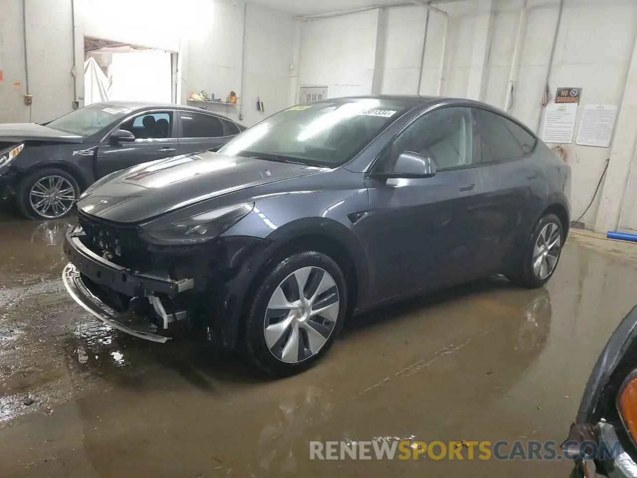 1 Photograph of a damaged car 7SAYGDEE9PA163235 TESLA MODEL Y 2023