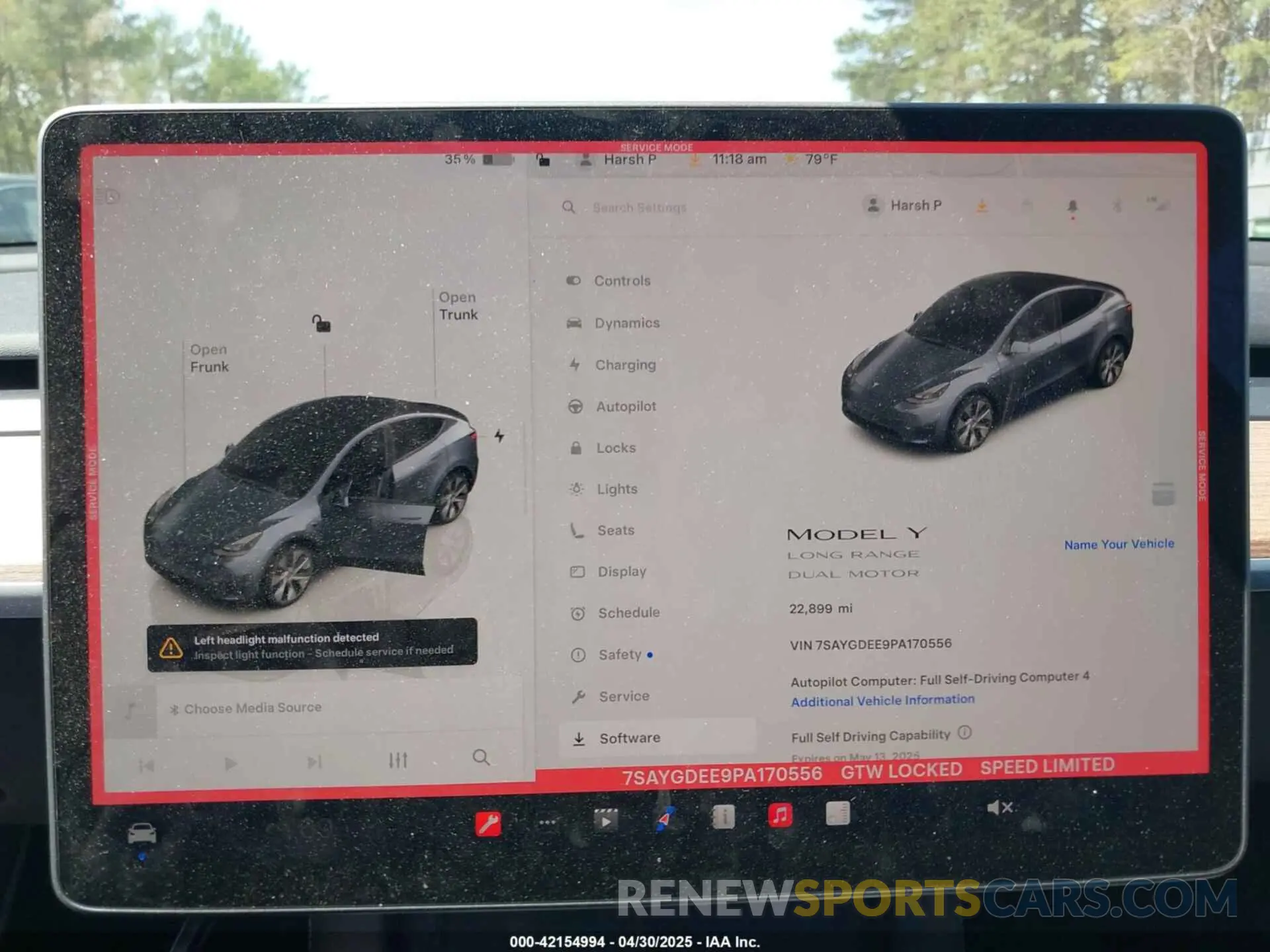 18 Photograph of a damaged car 7SAYGDEE9PA170556 TESLA MODEL Y 2023