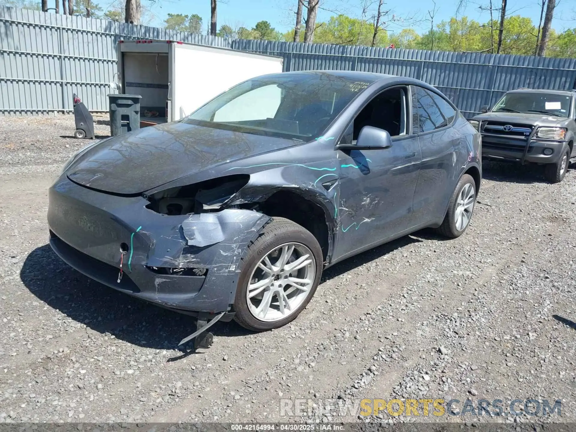 2 Photograph of a damaged car 7SAYGDEE9PA170556 TESLA MODEL Y 2023