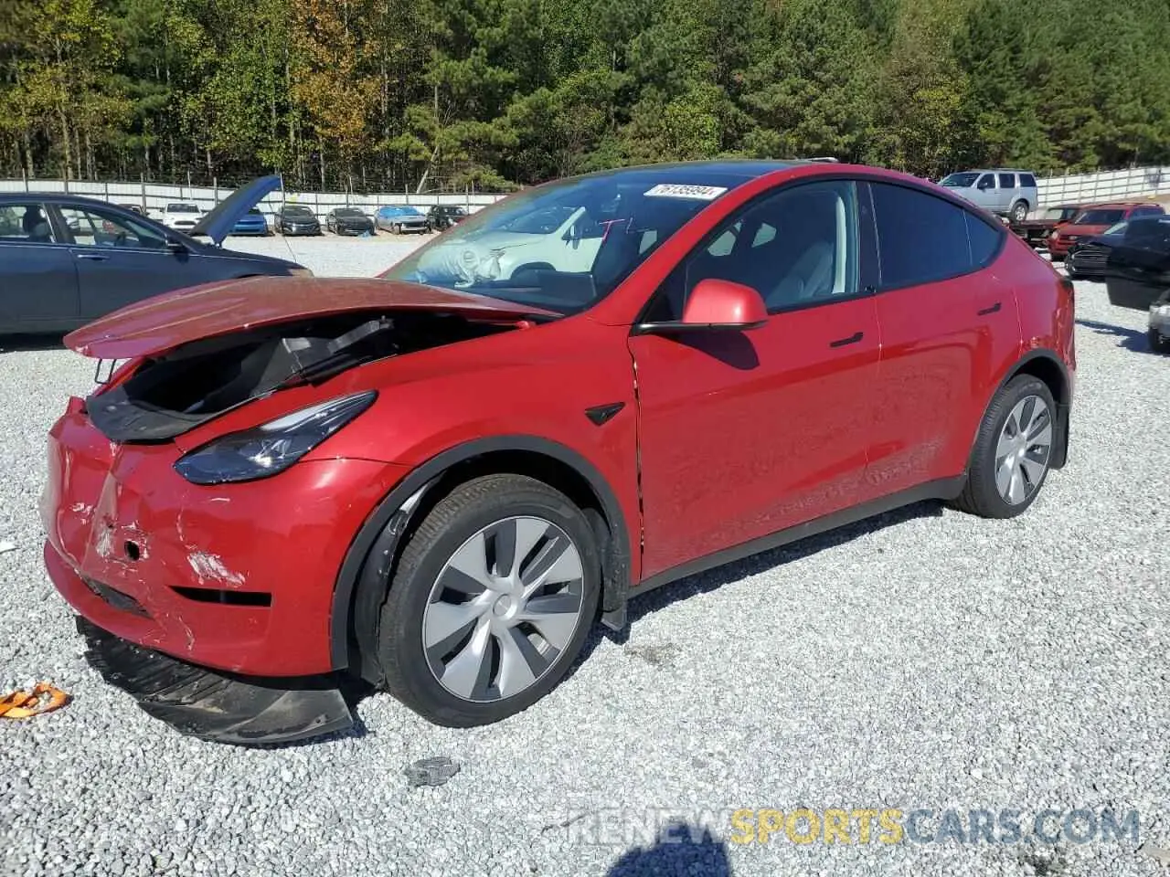 1 Photograph of a damaged car 7SAYGDEE9PA178219 TESLA MODEL Y 2023