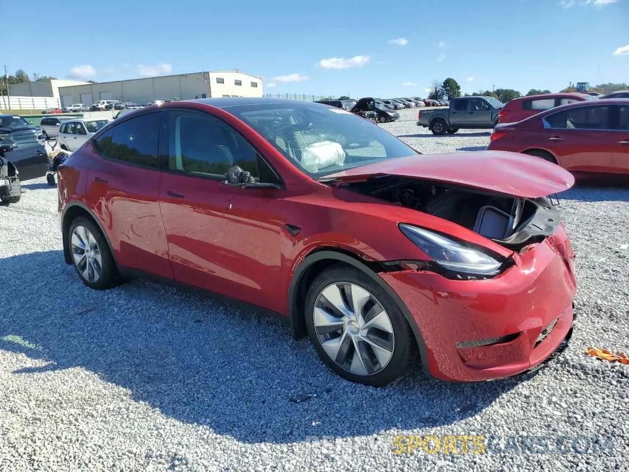 4 Photograph of a damaged car 7SAYGDEE9PA178219 TESLA MODEL Y 2023