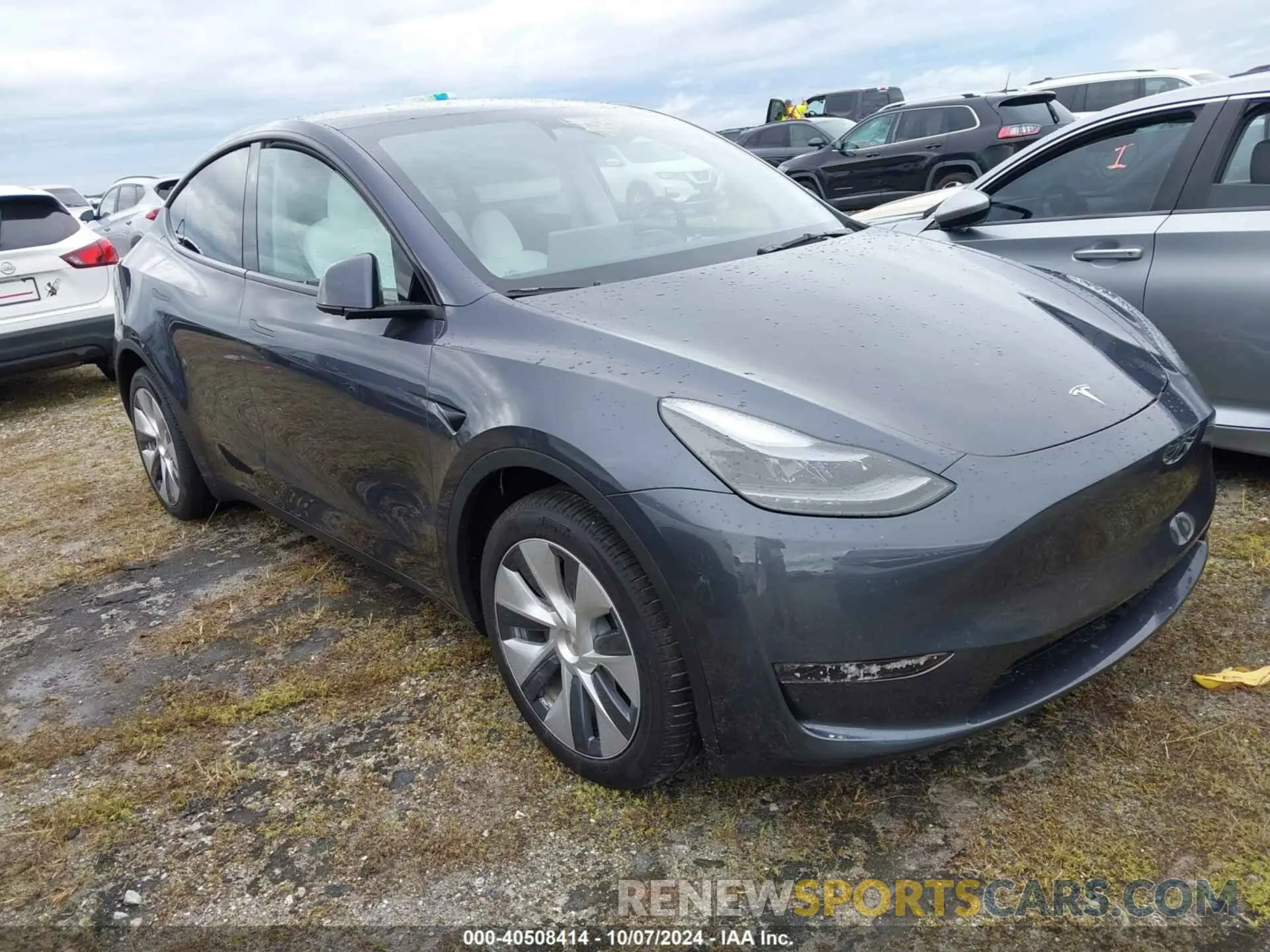 1 Photograph of a damaged car 7SAYGDEE9PA180410 TESLA MODEL Y 2023