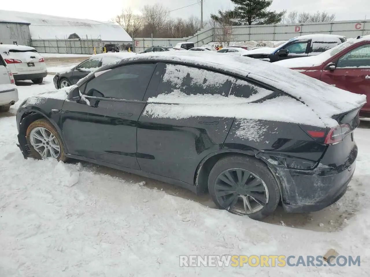 2 Photograph of a damaged car 7SAYGDEE9PA181525 TESLA MODEL Y 2023