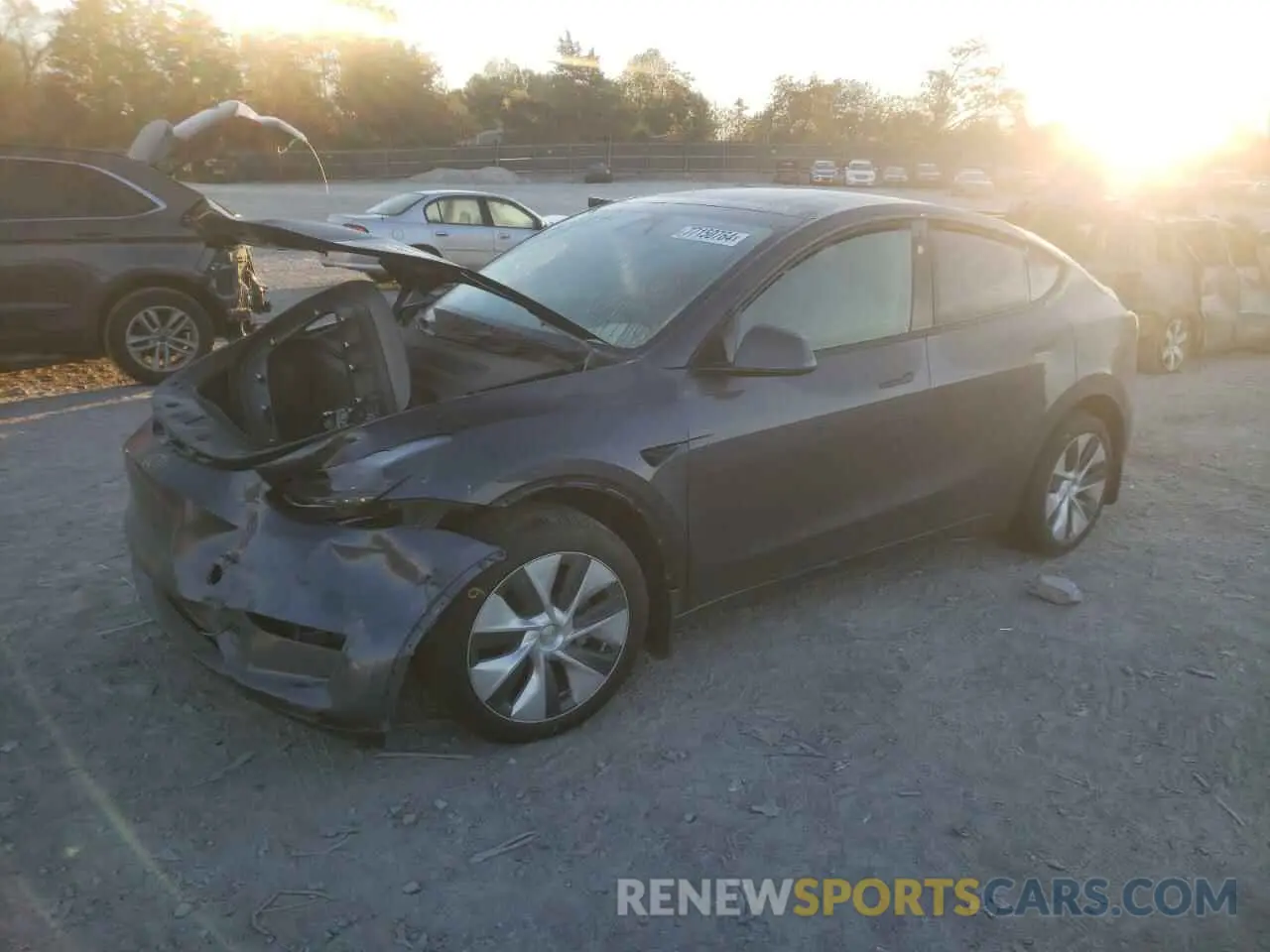 1 Photograph of a damaged car 7SAYGDEE9PA195814 TESLA MODEL Y 2023