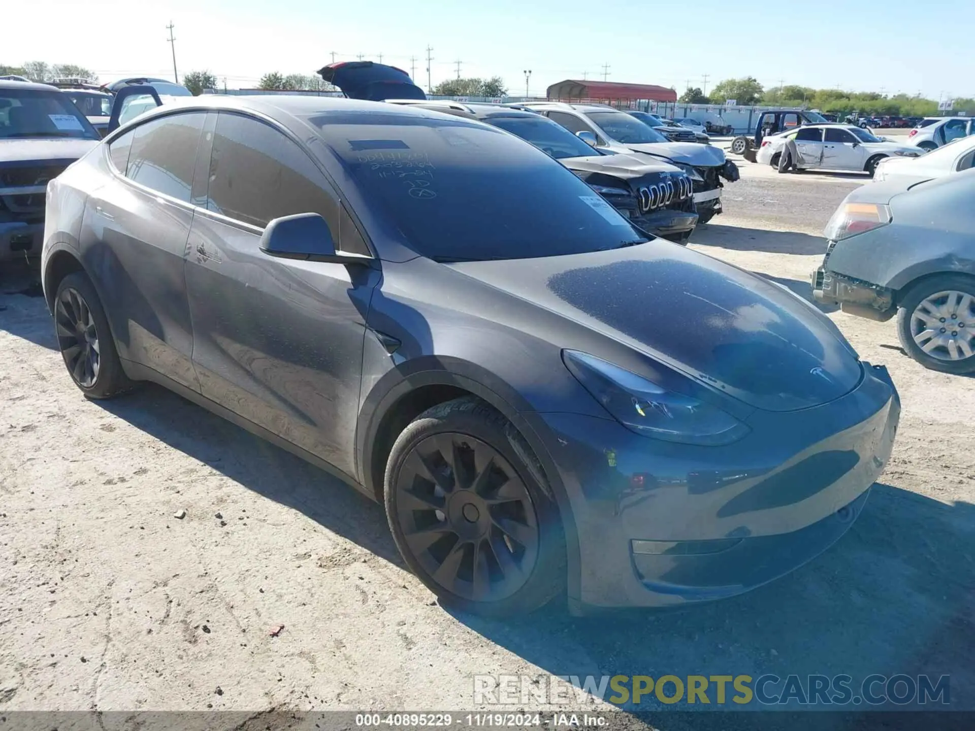 1 Photograph of a damaged car 7SAYGDEE9PA203264 TESLA MODEL Y 2023