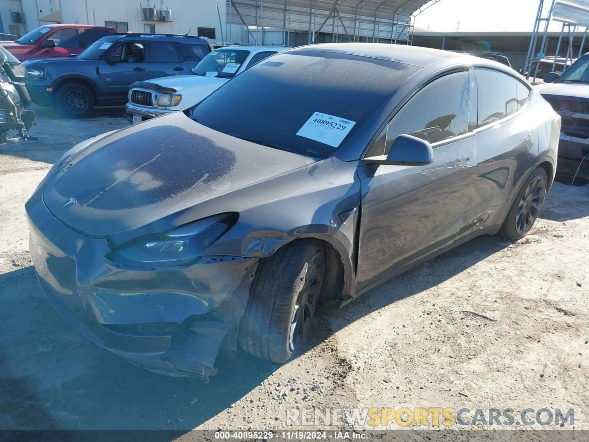 2 Photograph of a damaged car 7SAYGDEE9PA203264 TESLA MODEL Y 2023