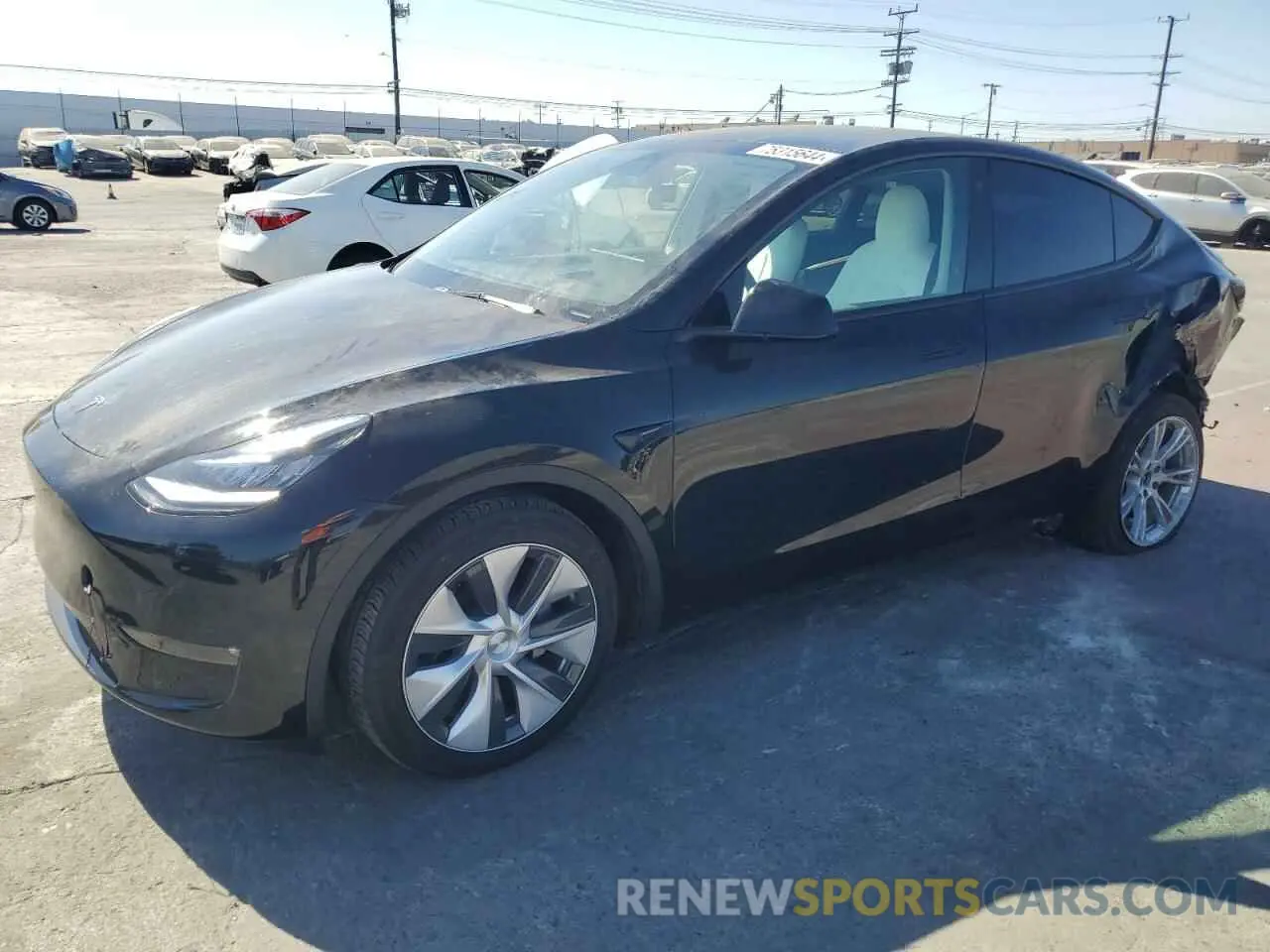 1 Photograph of a damaged car 7SAYGDEE9PF608303 TESLA MODEL Y 2023