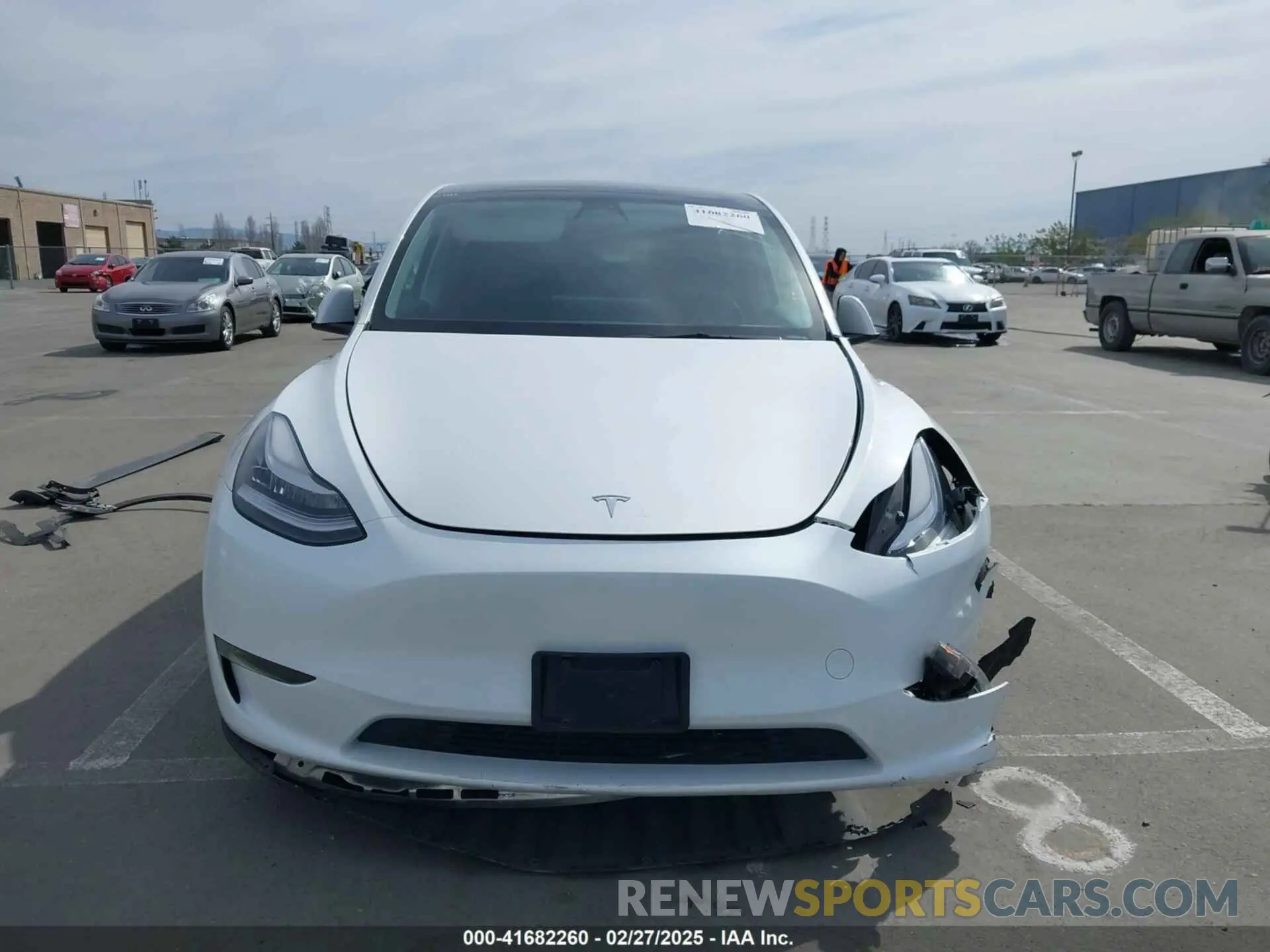 12 Photograph of a damaged car 7SAYGDEE9PF609824 TESLA MODEL Y 2023
