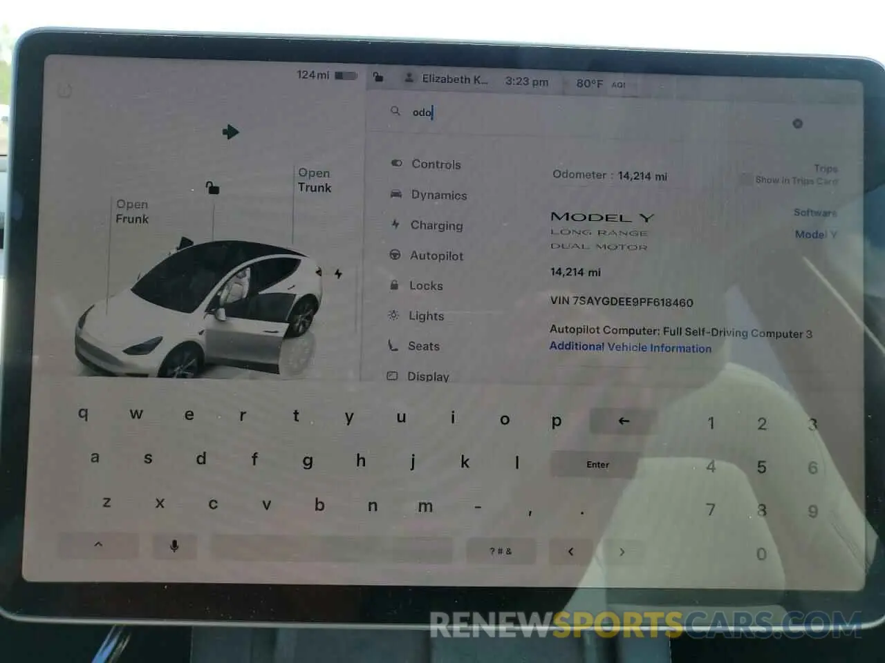 9 Photograph of a damaged car 7SAYGDEE9PF618460 TESLA MODEL Y 2023