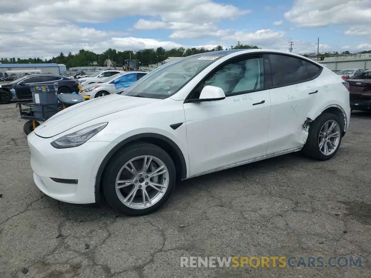 1 Photograph of a damaged car 7SAYGDEE9PF618796 TESLA MODEL Y 2023