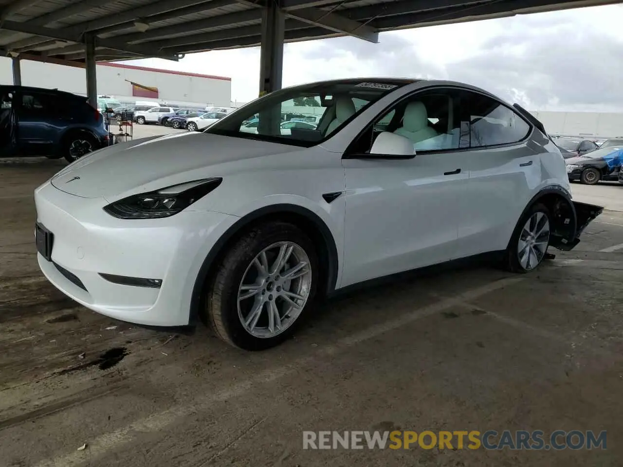1 Photograph of a damaged car 7SAYGDEE9PF622671 TESLA MODEL Y 2023