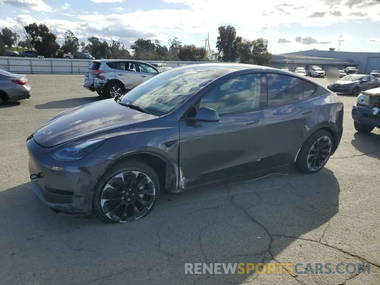 1 Photograph of a damaged car 7SAYGDEE9PF638742 TESLA MODEL Y 2023