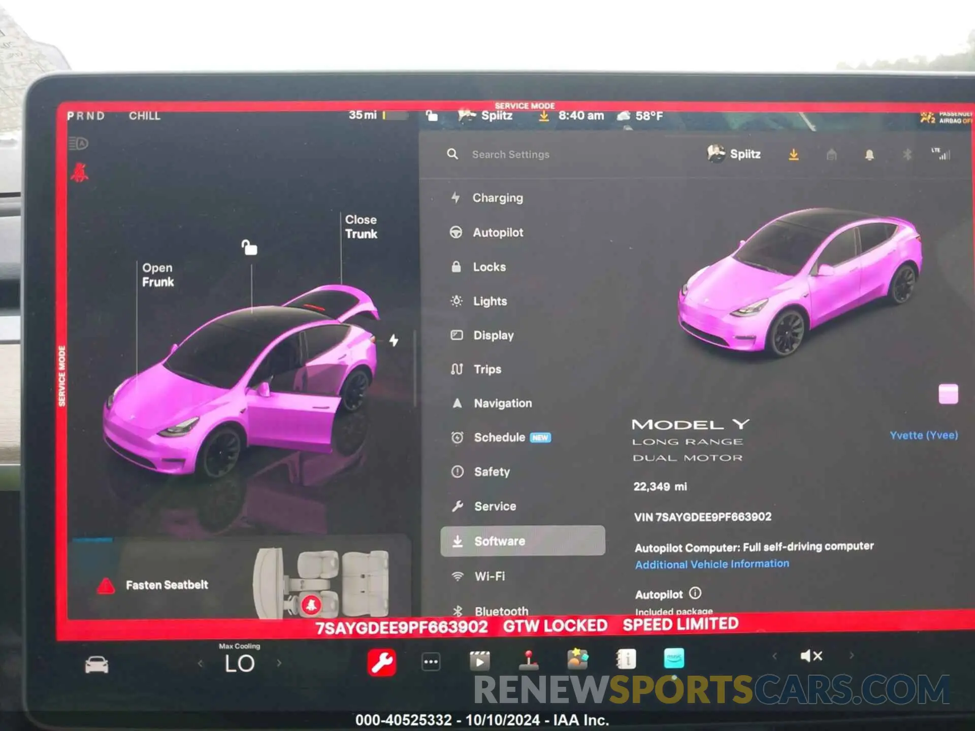 7 Photograph of a damaged car 7SAYGDEE9PF663902 TESLA MODEL Y 2023