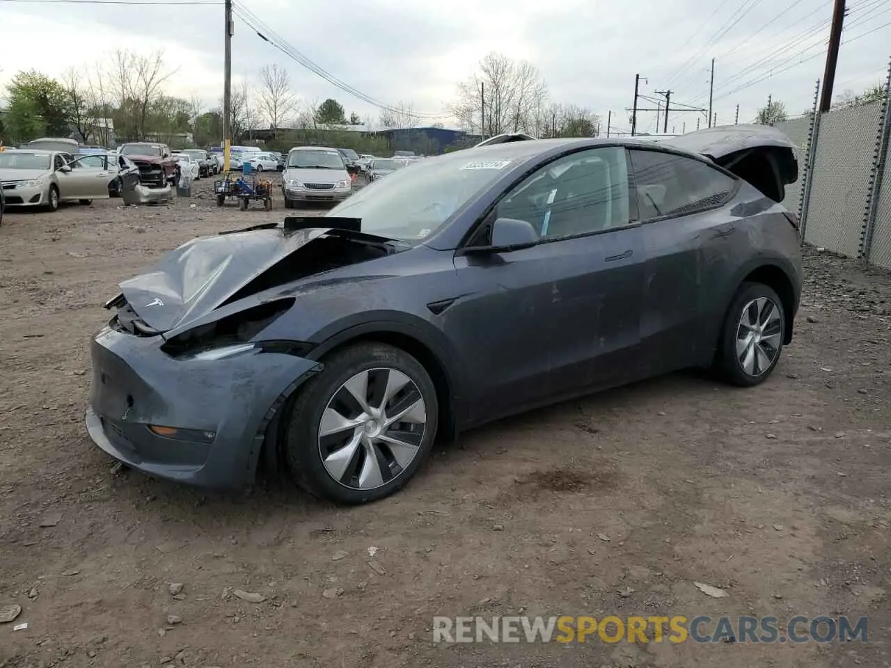 1 Photograph of a damaged car 7SAYGDEE9PF685530 TESLA MODEL Y 2023