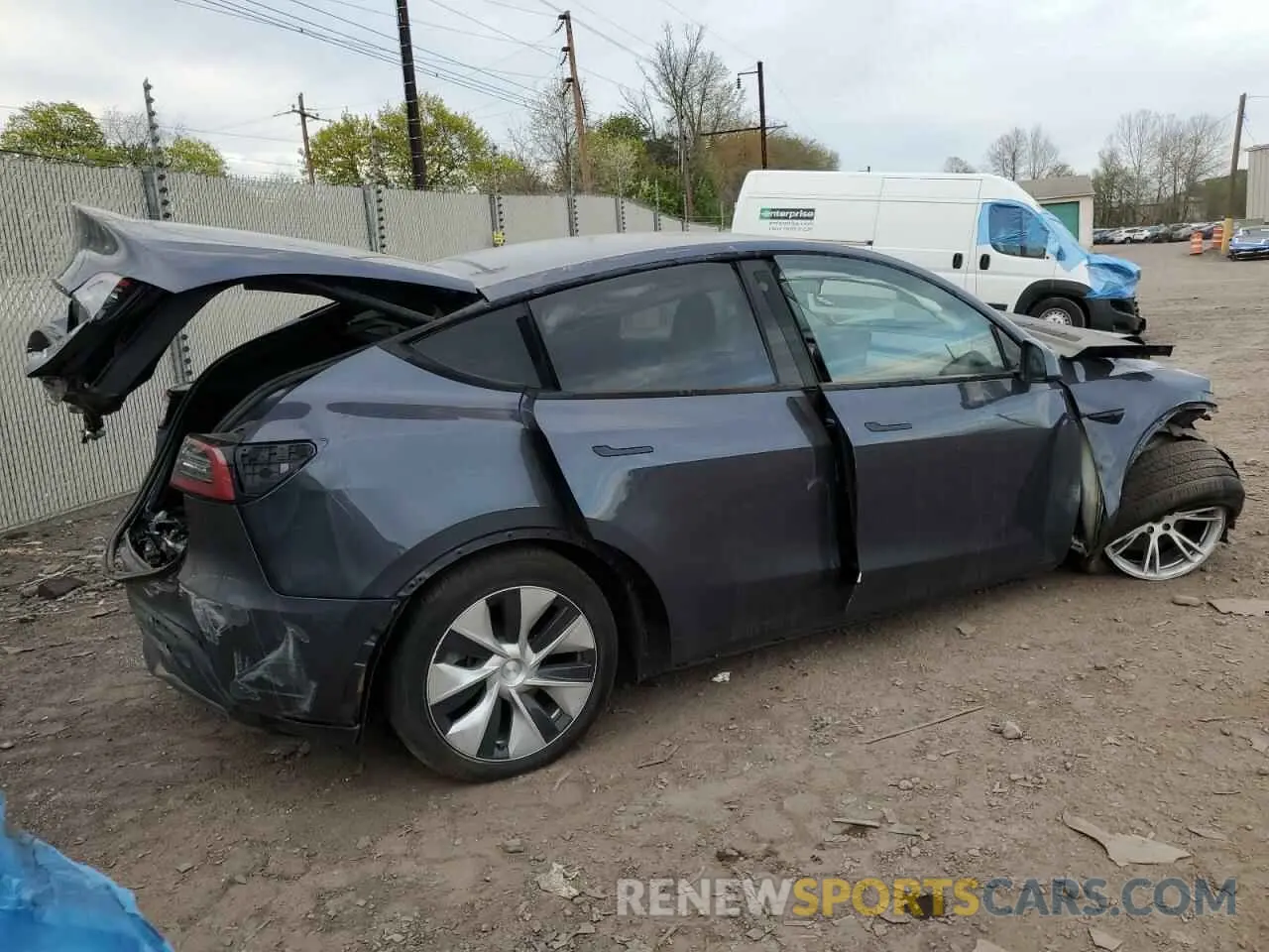3 Photograph of a damaged car 7SAYGDEE9PF685530 TESLA MODEL Y 2023