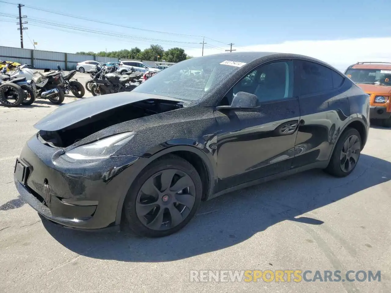 1 Photograph of a damaged car 7SAYGDEE9PF686242 TESLA MODEL Y 2023