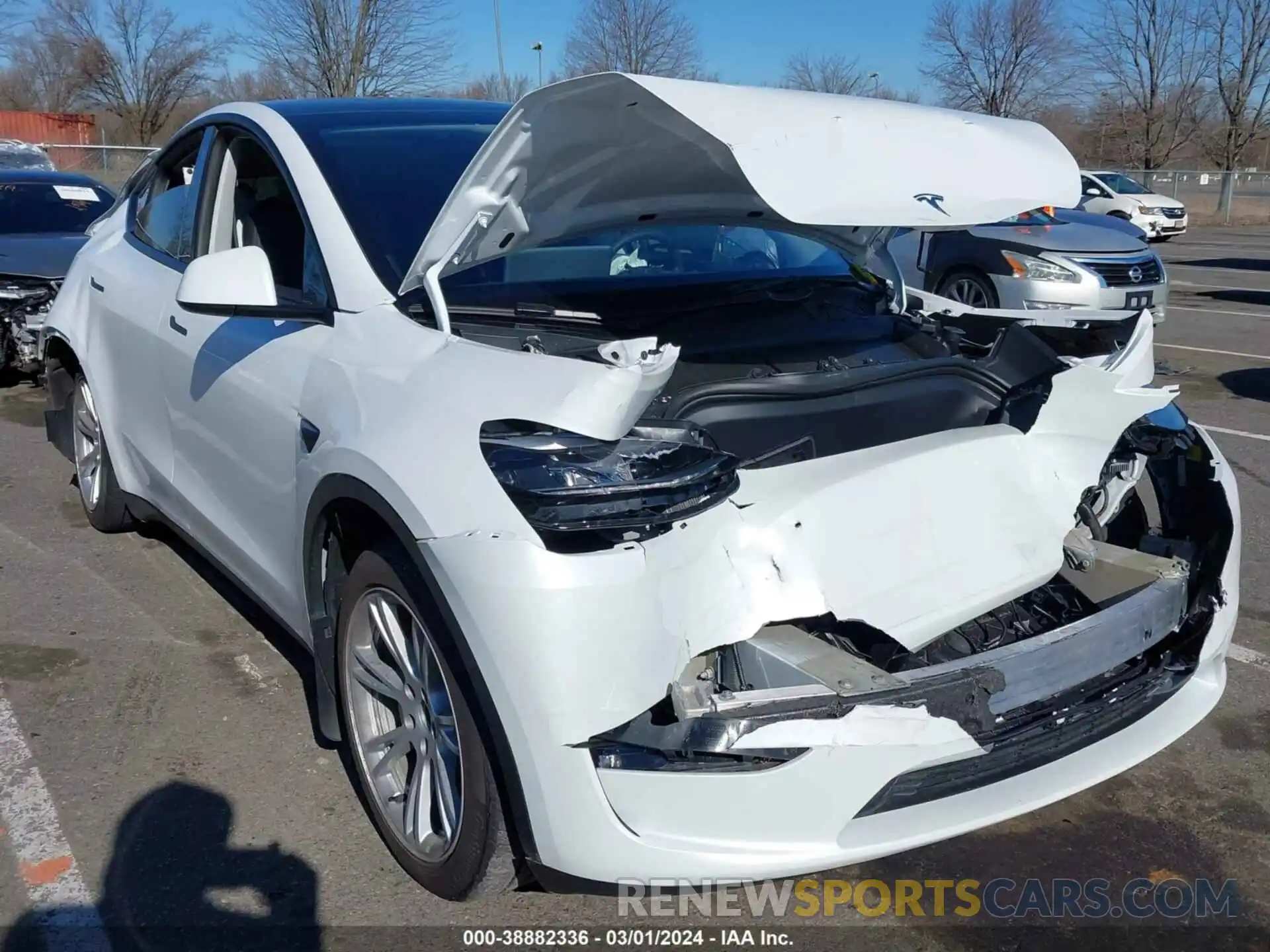 1 Photograph of a damaged car 7SAYGDEE9PF688041 TESLA MODEL Y 2023