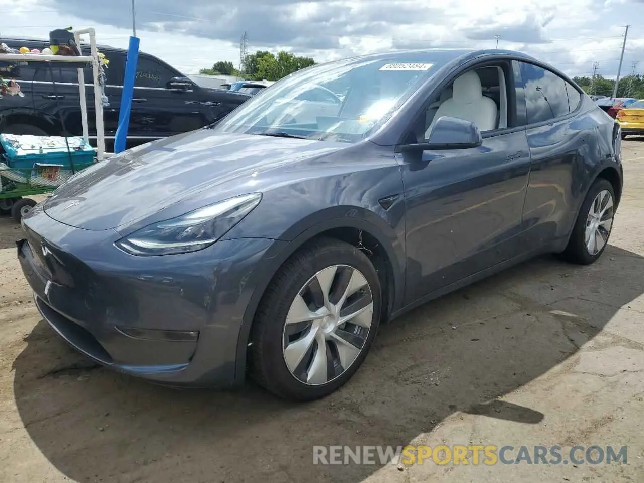 1 Photograph of a damaged car 7SAYGDEE9PF695295 TESLA MODEL Y 2023