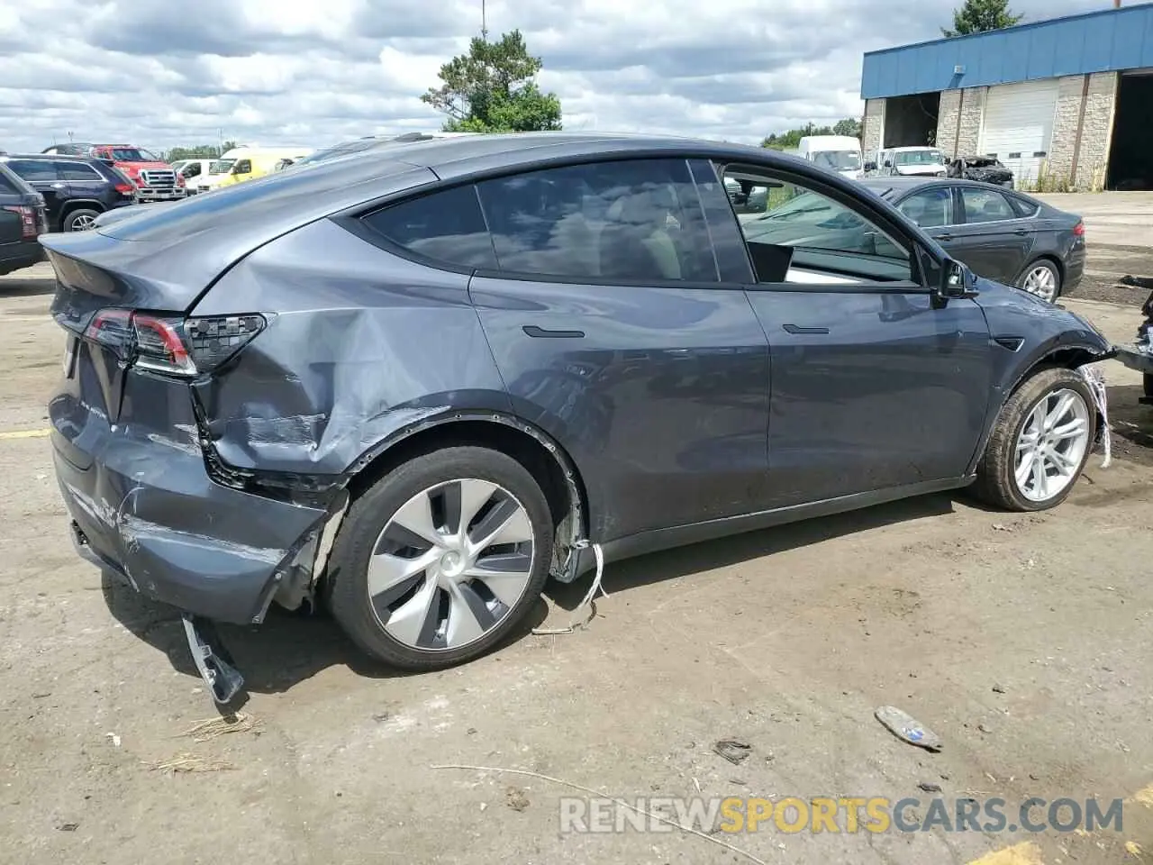 3 Photograph of a damaged car 7SAYGDEE9PF695295 TESLA MODEL Y 2023