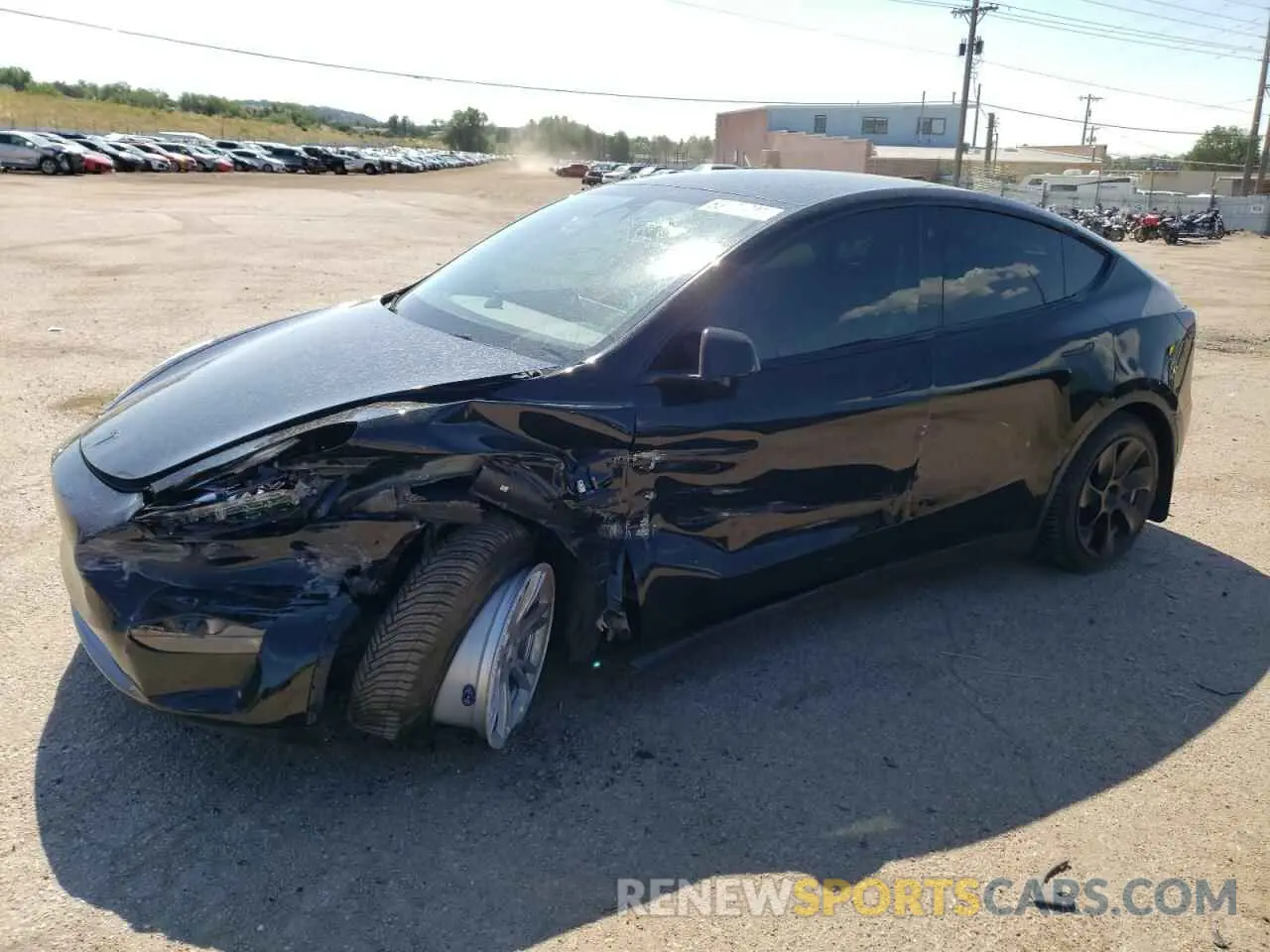 1 Photograph of a damaged car 7SAYGDEE9PF699184 TESLA MODEL Y 2023