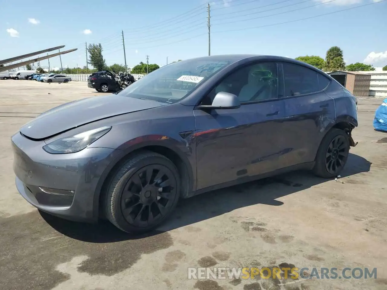 1 Photograph of a damaged car 7SAYGDEE9PF748268 TESLA MODEL Y 2023
