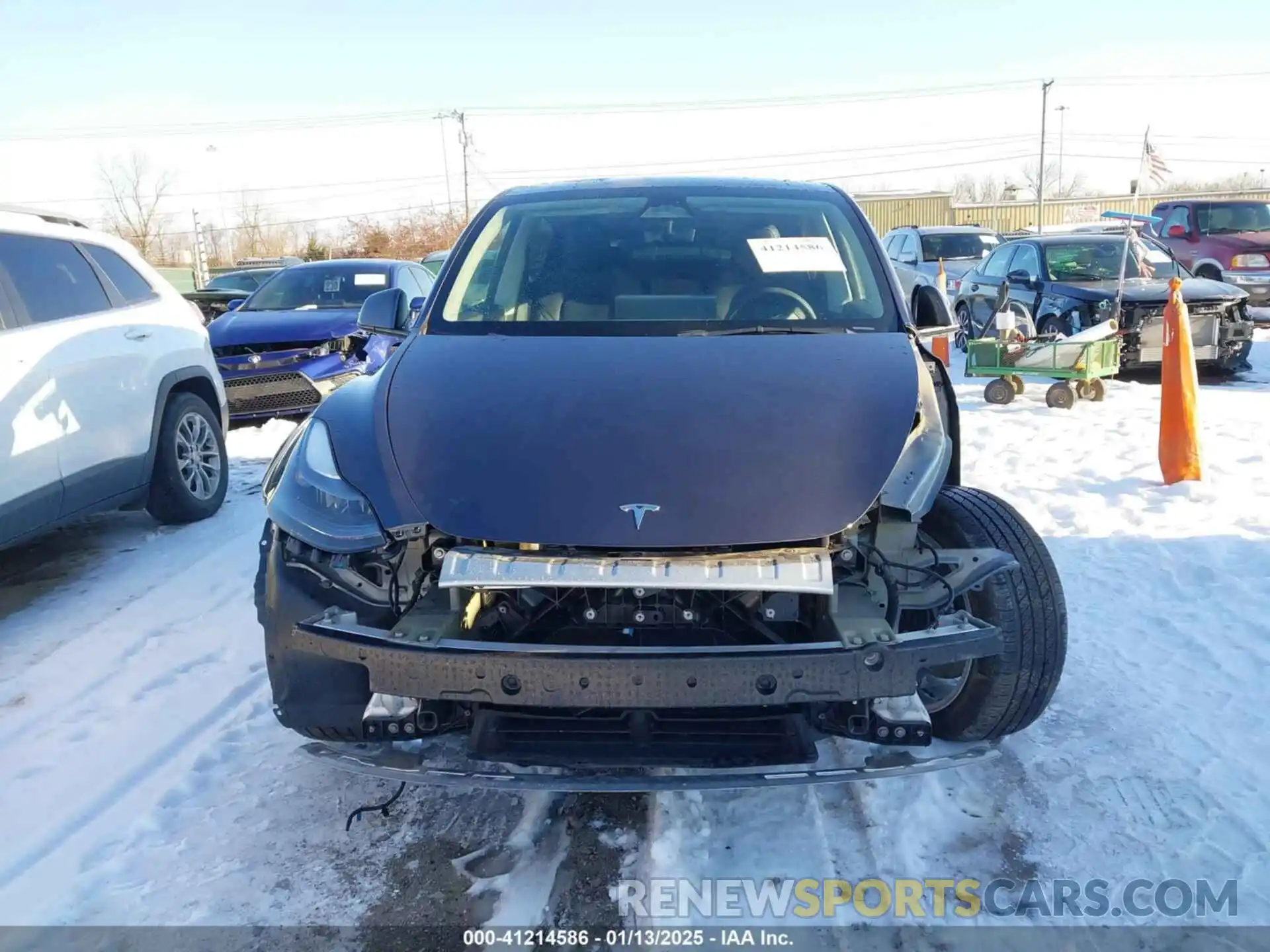 12 Photograph of a damaged car 7SAYGDEE9PF788320 TESLA MODEL Y 2023