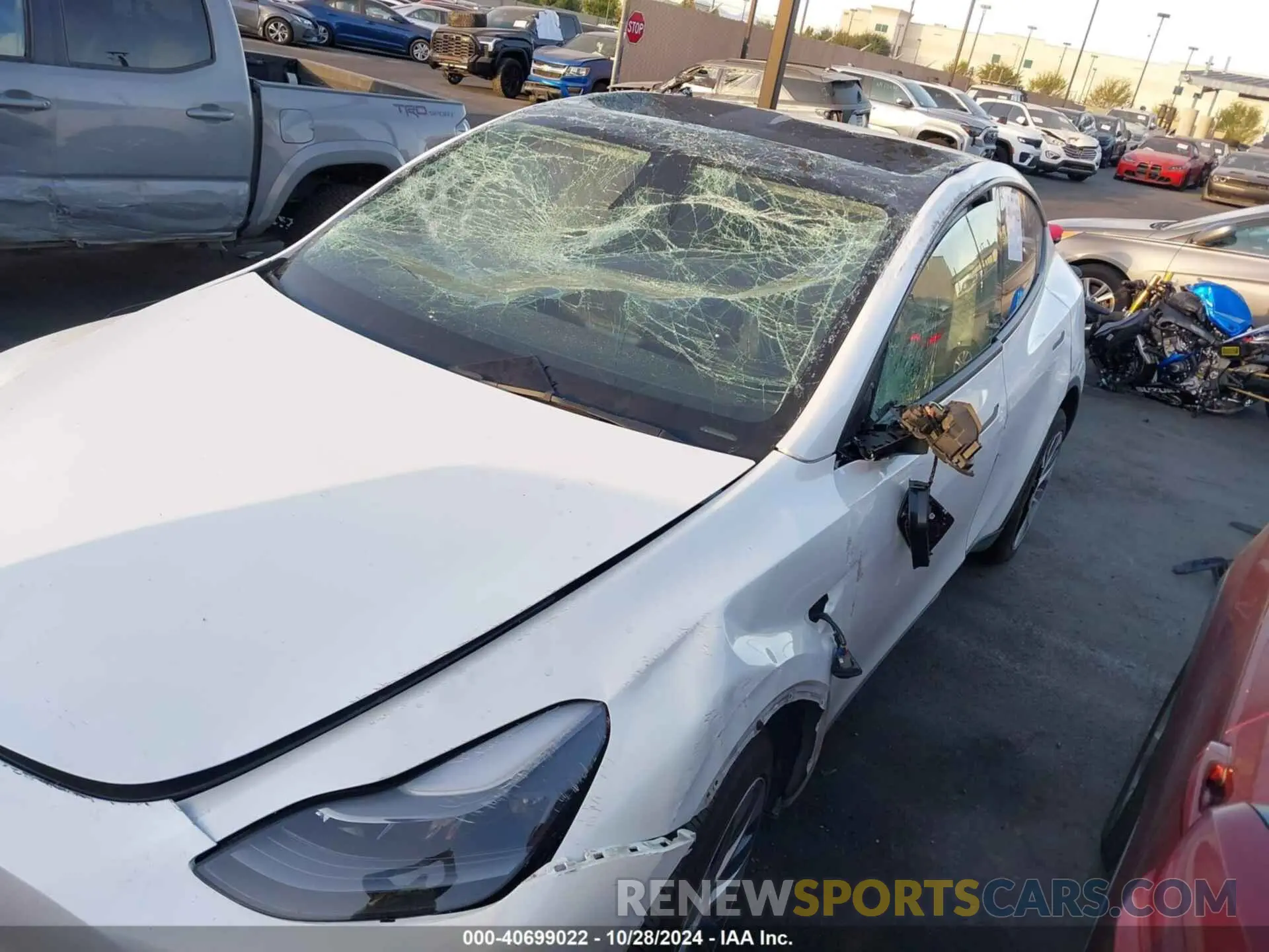 12 Photograph of a damaged car 7SAYGDEE9PF806749 TESLA MODEL Y 2023