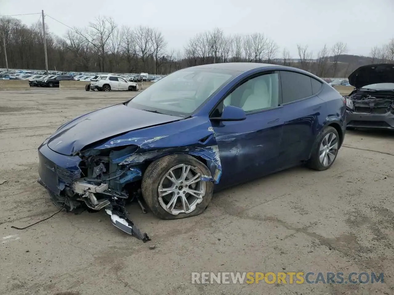 1 Photograph of a damaged car 7SAYGDEE9PF810591 TESLA MODEL Y 2023