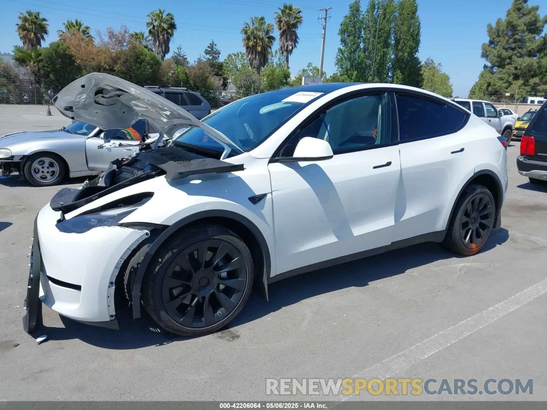 2 Photograph of a damaged car 7SAYGDEE9PF811580 TESLA MODEL Y 2023