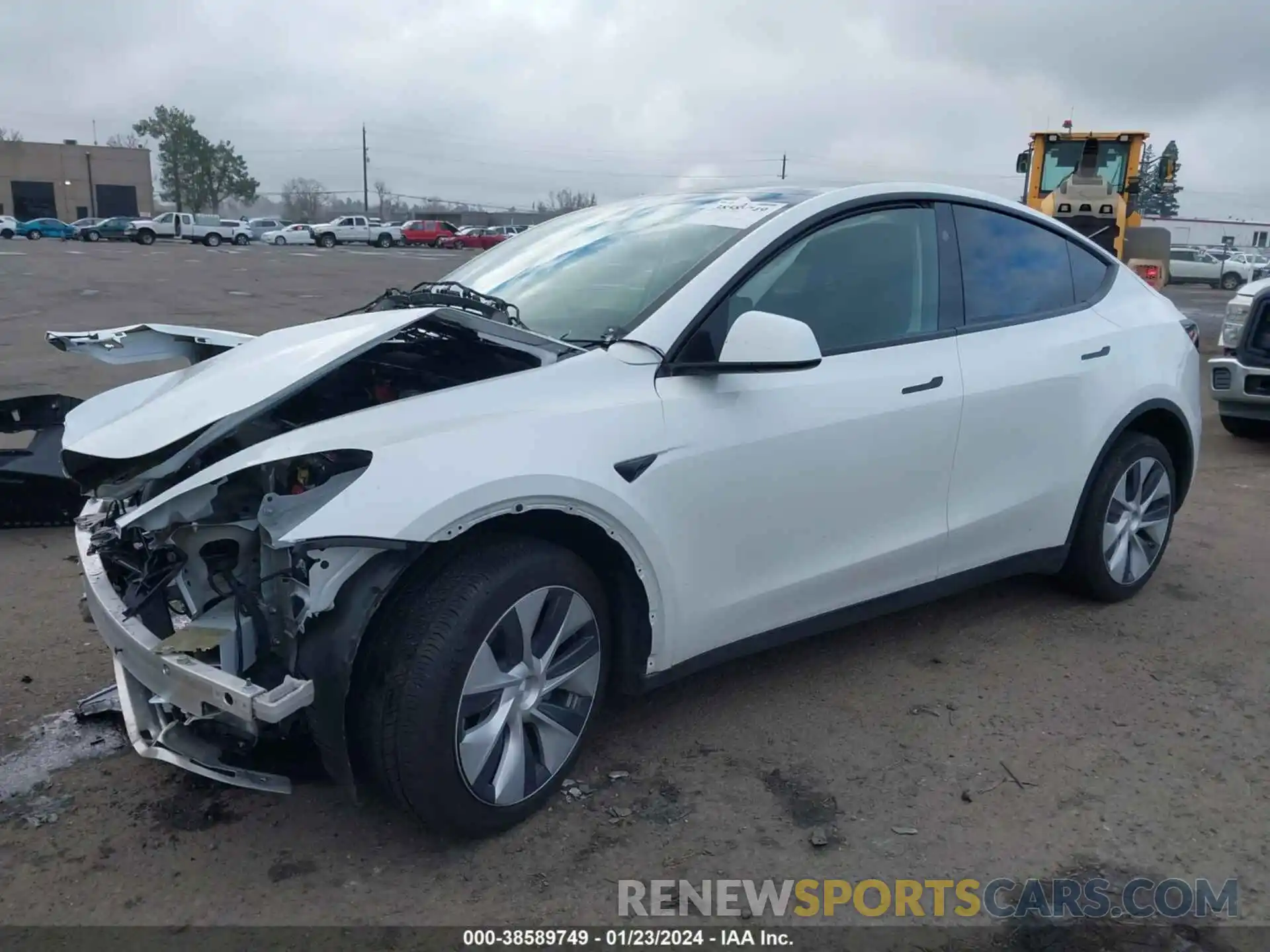 2 Photograph of a damaged car 7SAYGDEE9PF813085 TESLA MODEL Y 2023