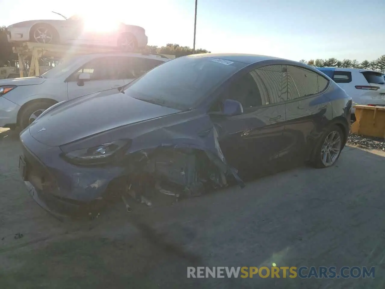 1 Photograph of a damaged car 7SAYGDEE9PF850699 TESLA MODEL Y 2023