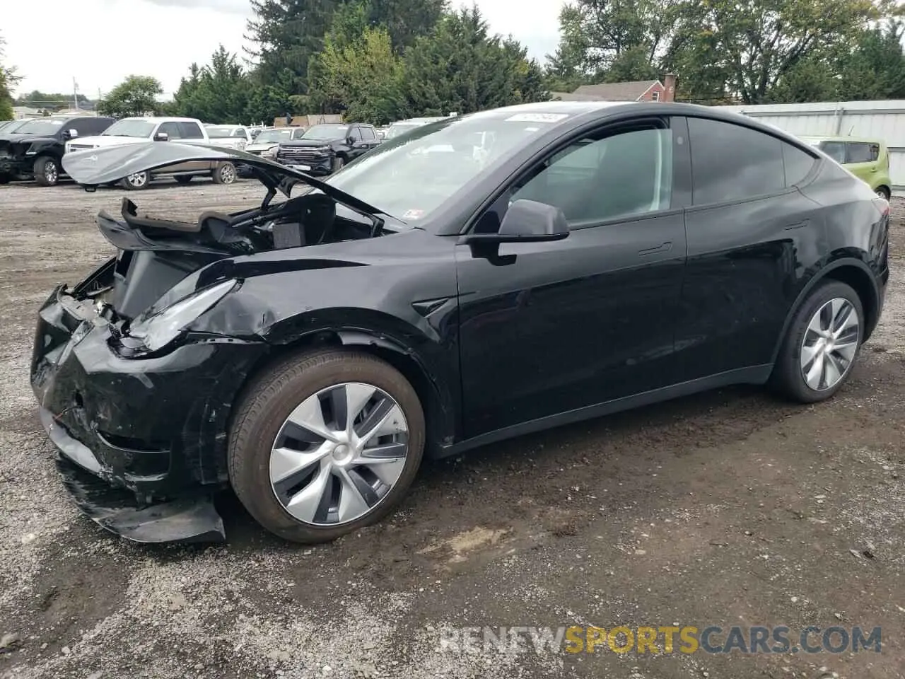 1 Photograph of a damaged car 7SAYGDEE9PF867955 TESLA MODEL Y 2023