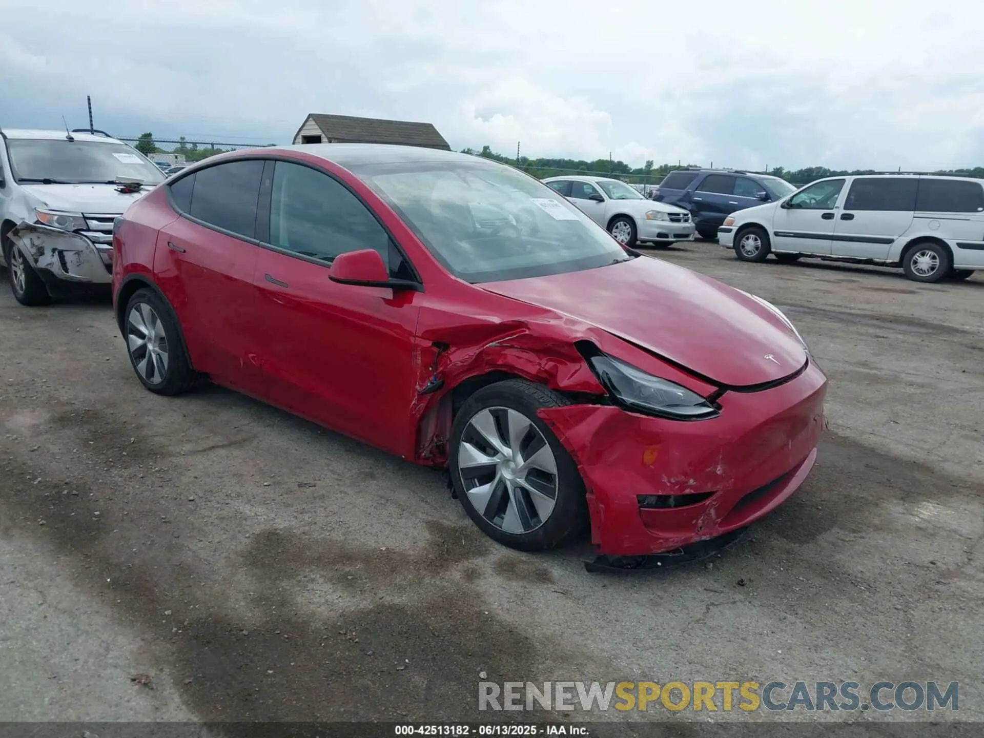 1 Photograph of a damaged car 7SAYGDEE9PF886439 TESLA MODEL Y 2023