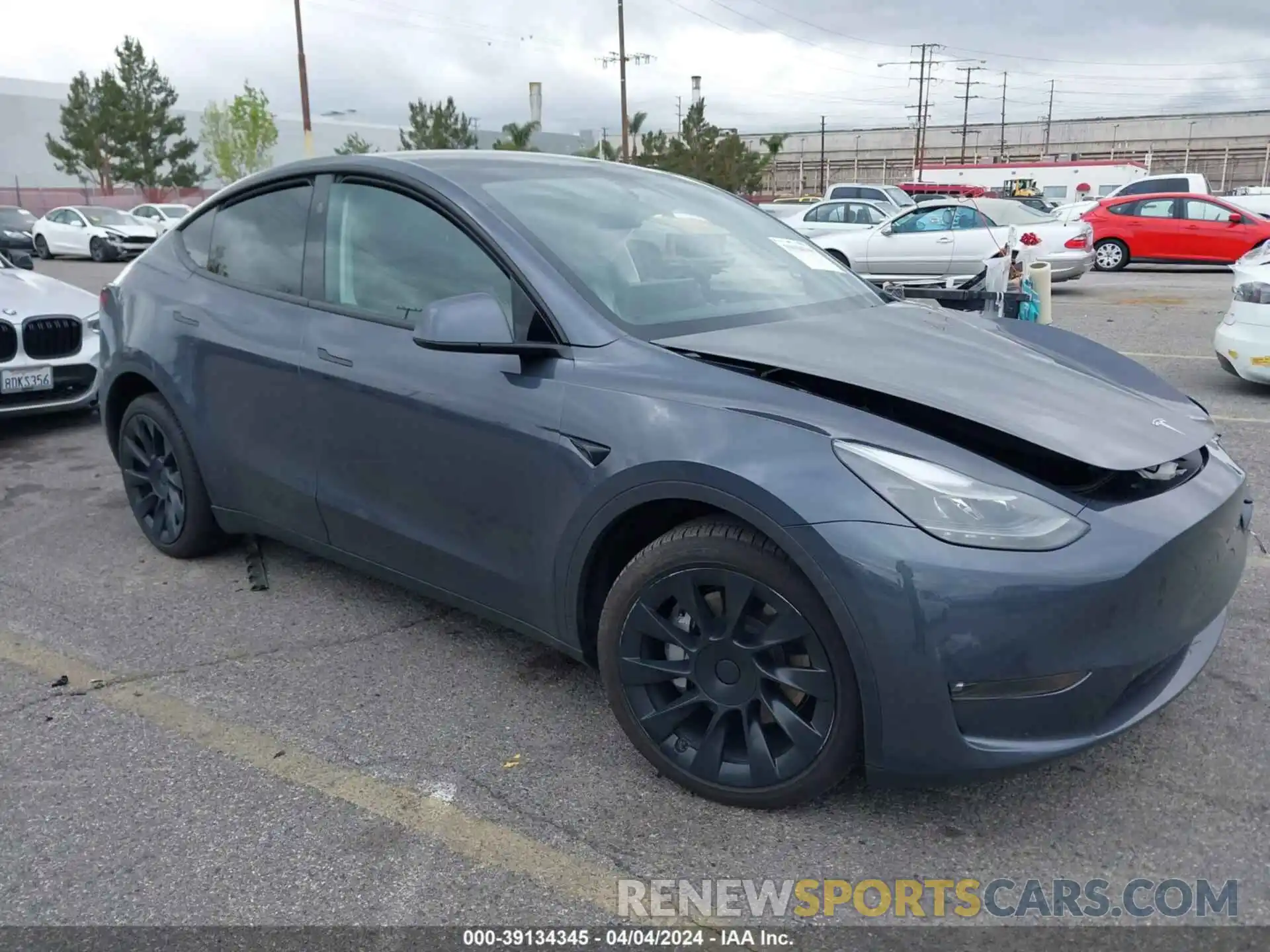 1 Photograph of a damaged car 7SAYGDEE9PF938426 TESLA MODEL Y 2023