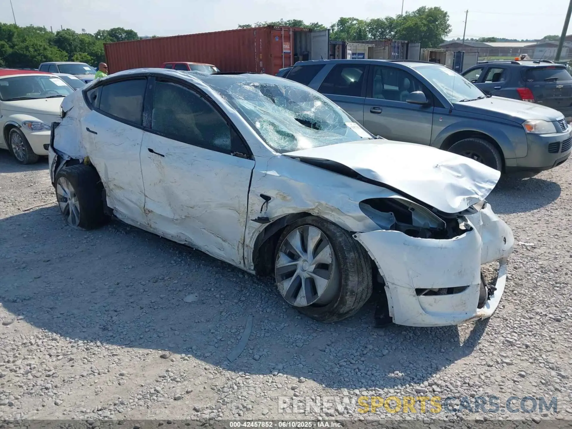 1 Photograph of a damaged car 7SAYGDEEXPA034663 TESLA MODEL Y 2023