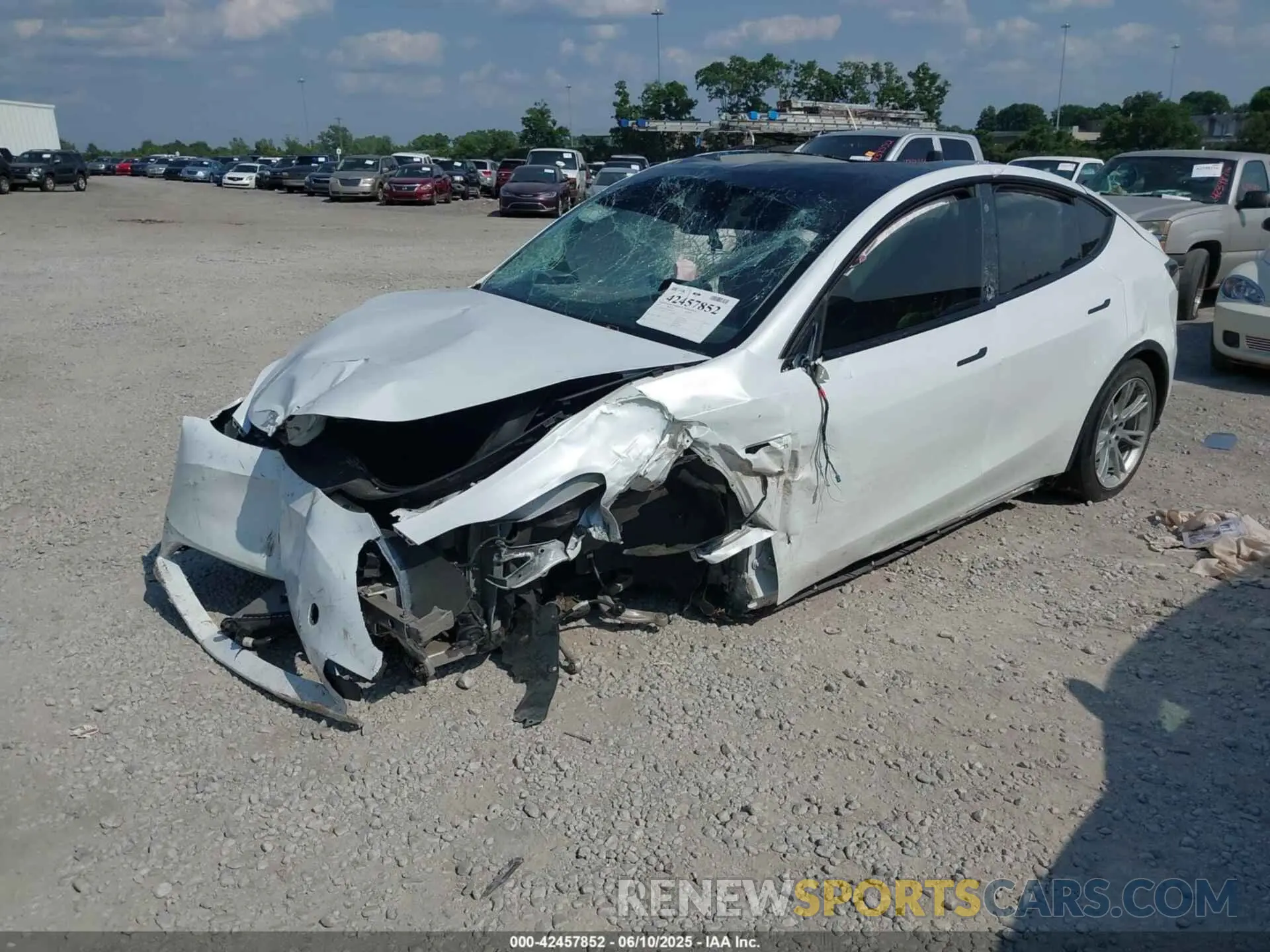 2 Photograph of a damaged car 7SAYGDEEXPA034663 TESLA MODEL Y 2023