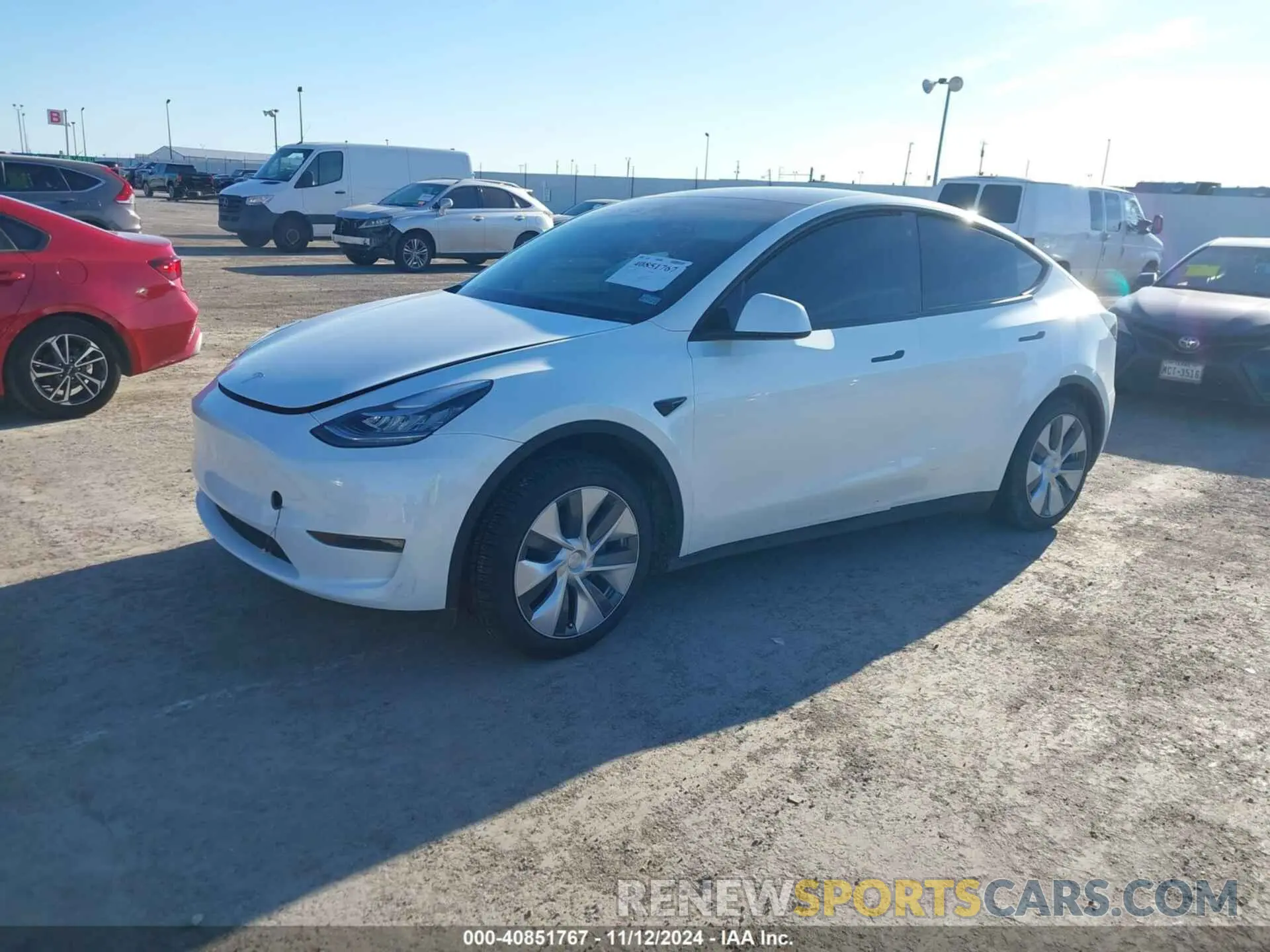 2 Photograph of a damaged car 7SAYGDEEXPA036686 TESLA MODEL Y 2023