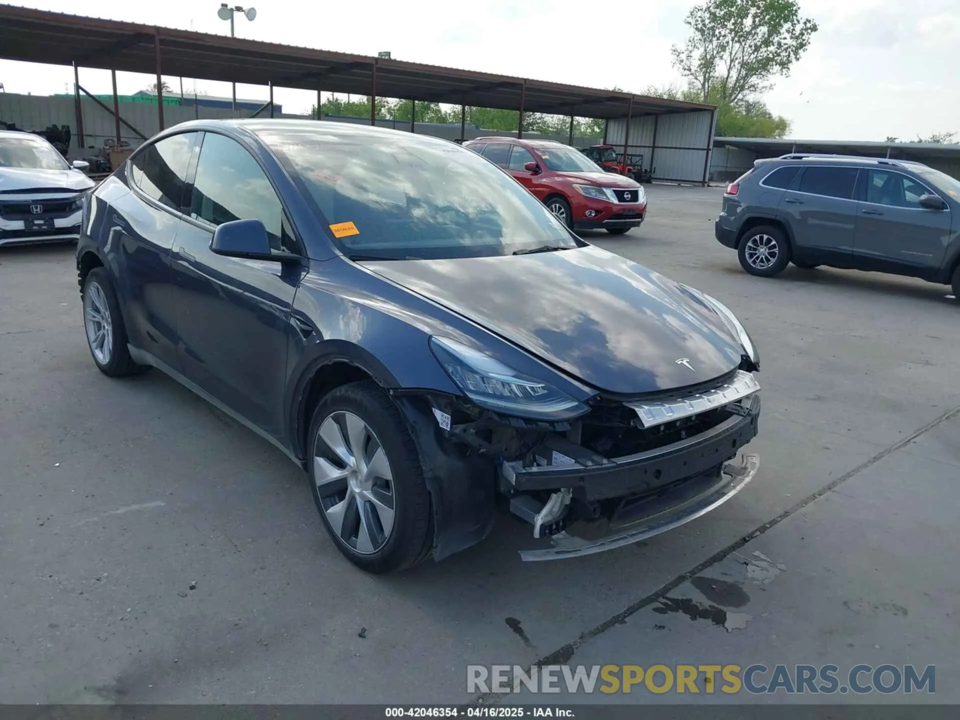 1 Photograph of a damaged car 7SAYGDEEXPA078629 TESLA MODEL Y 2023