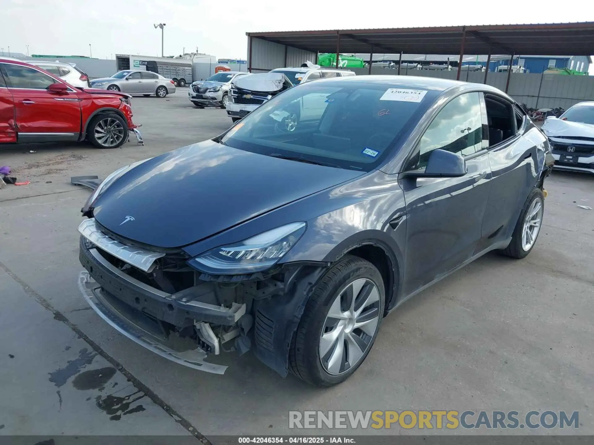 2 Photograph of a damaged car 7SAYGDEEXPA078629 TESLA MODEL Y 2023