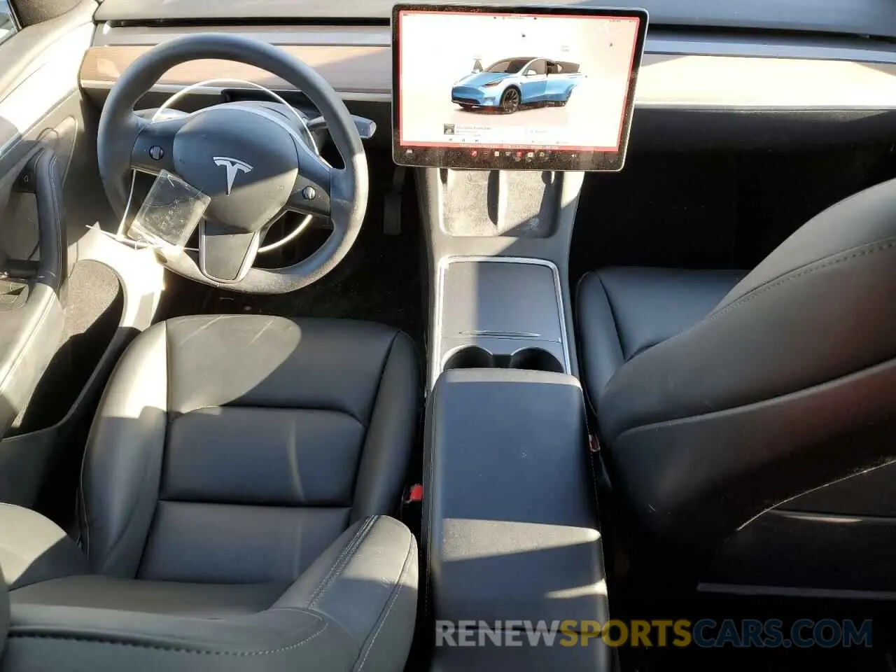 8 Photograph of a damaged car 7SAYGDEEXPA078937 TESLA MODEL Y 2023
